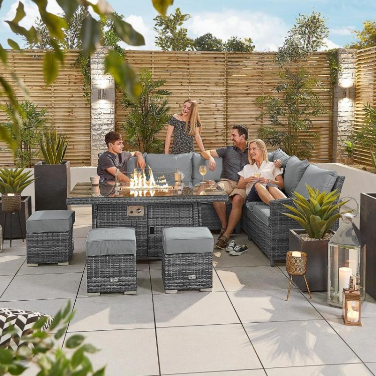 Nova grey rattan on sale garden furniture